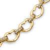 Basha Heart Shaped Open-Link with Diamond Bars (large)