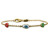 Evil Eye & Flower Bracelet