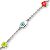 Evil Eye & Flower Bracelet