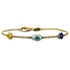 Evil Eye & Flower Bracelet