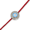 Evil Eye with Diamonds on a Red Cord