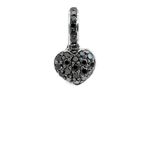 Black Diamond Pave Heart (small)