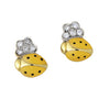 Flower Ladybug Stud