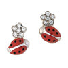 Dia.Flower Ladybug Stud