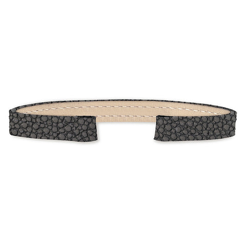 Stingray Leather Strap (dark grey)