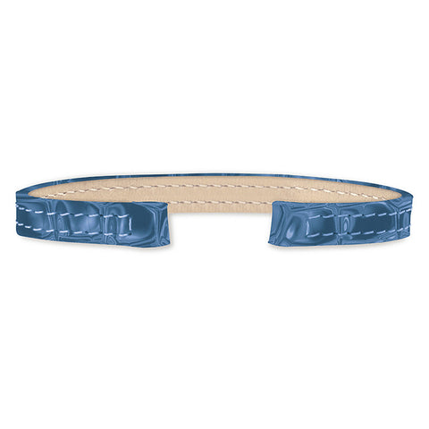 Alligator Leather Strap (blue)